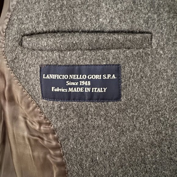 Double-Breasted Coat • Gray • Quince • WM - Picture 9 of 11